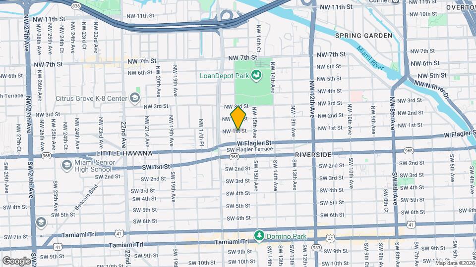 41 NW 16th Ave Map and Location Details