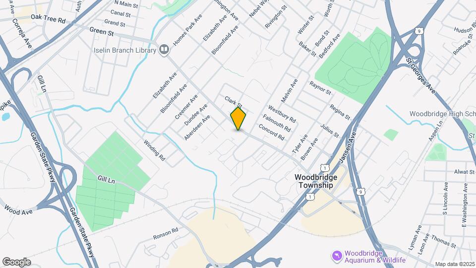 889 Green St Map and Location Details