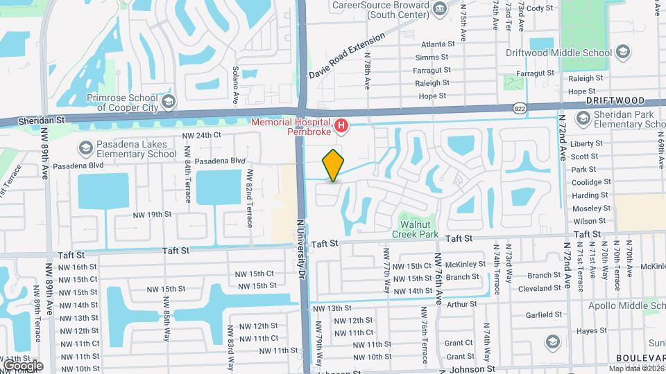 7950 NW 20th St Map and Location Details