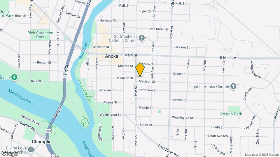 511 Madison St, Unit 1 Map and Location Details