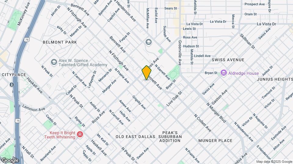 4919 San Jacinto Mapa y Detalles de la Ubicación