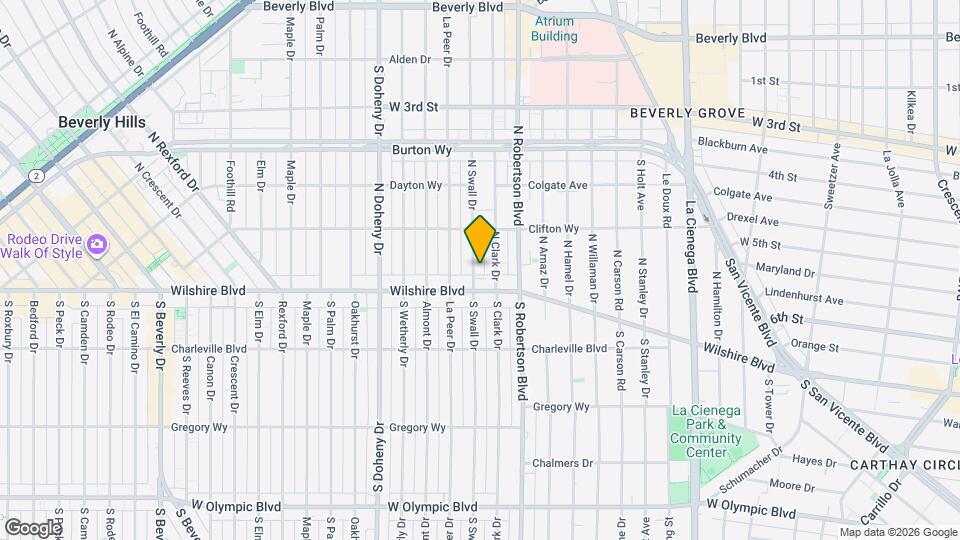 116 N Swall Dr Map and Location Details