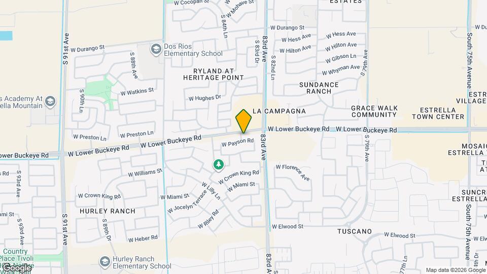 8338 W Payson Rd Mapa y Detalles de la Ubicación
