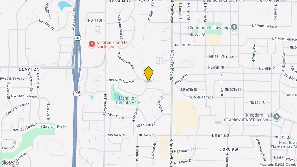 6703 N Walnut St Map and Location Details