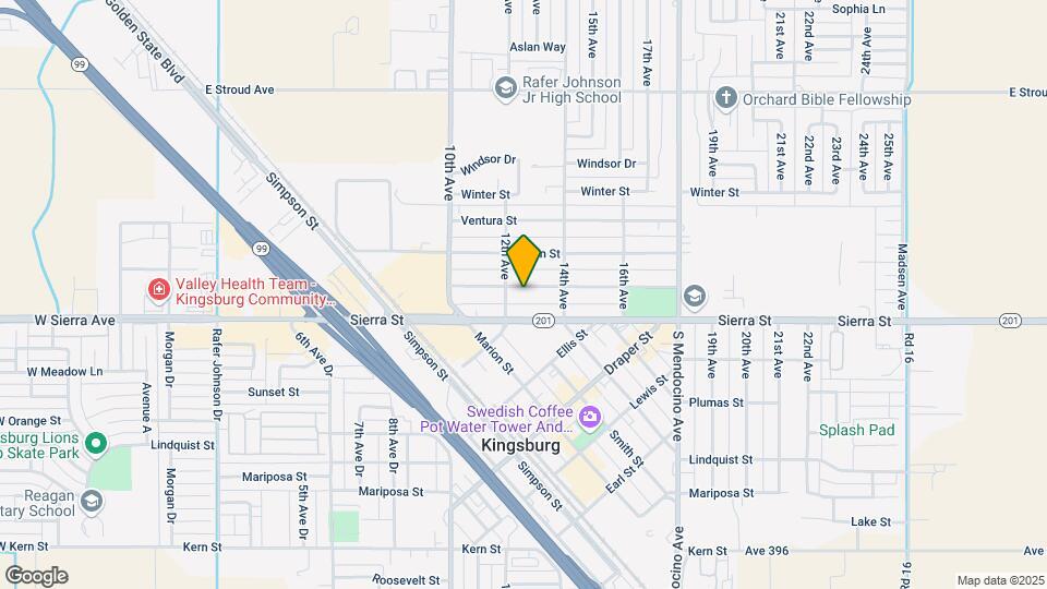 1248 Tulare St Mapa y Detalles de la Ubicación