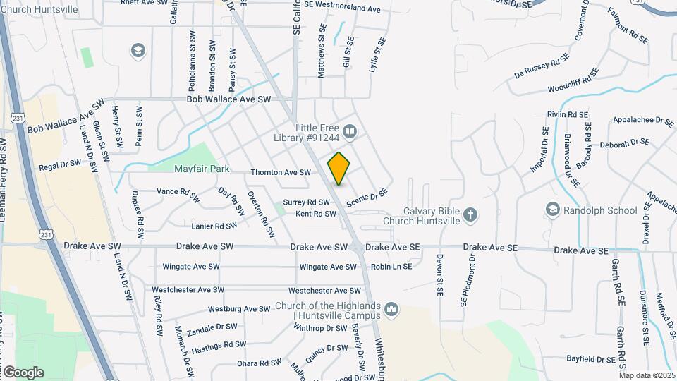 2705 Whitesburg Dr Map and Location Details