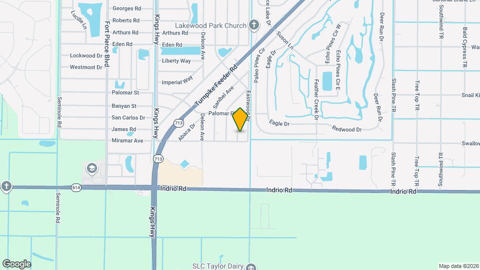 5004 Killarney Ave Map and Location Details