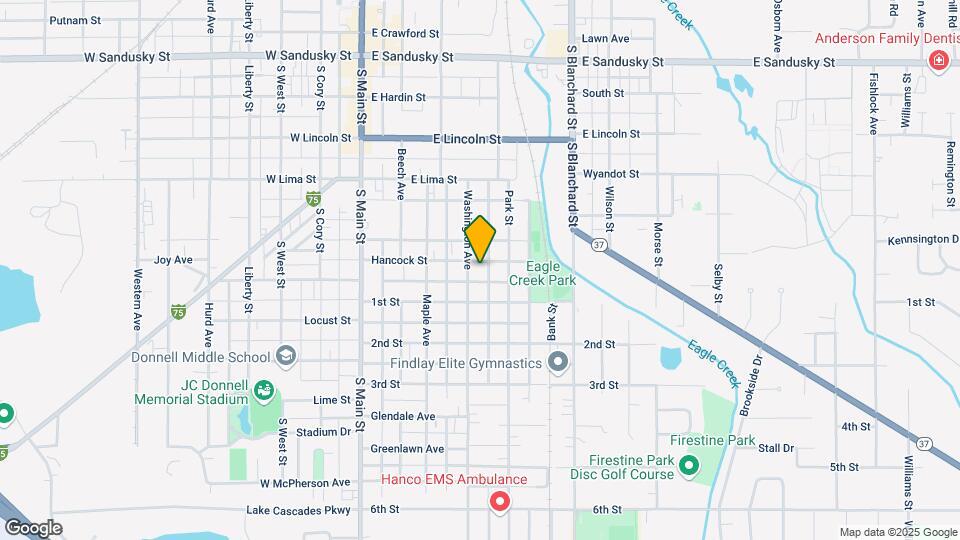 905 Washington Ave Map and Location Details