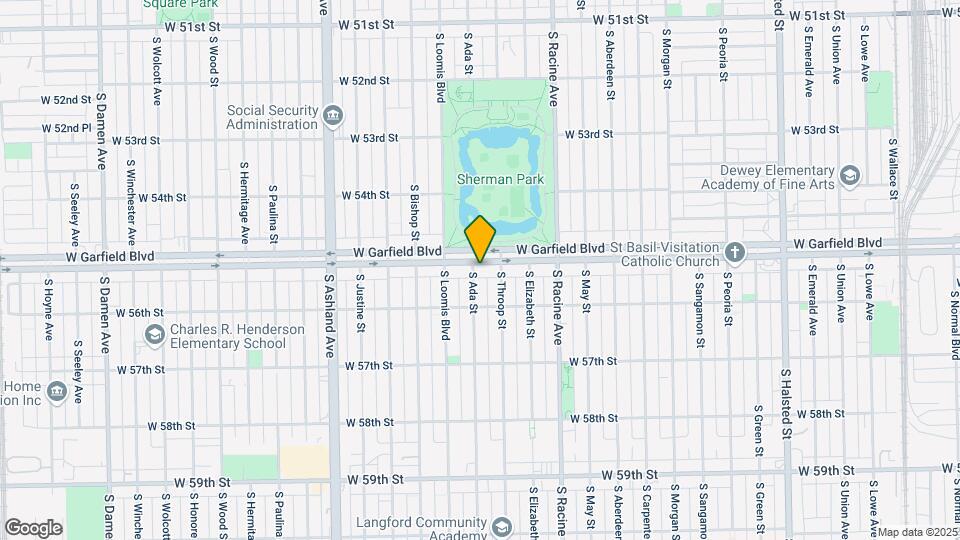 1323 W Garfield Blvd Map and Location Details