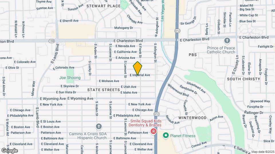 4881 E Imperial Ave Map and Location Details