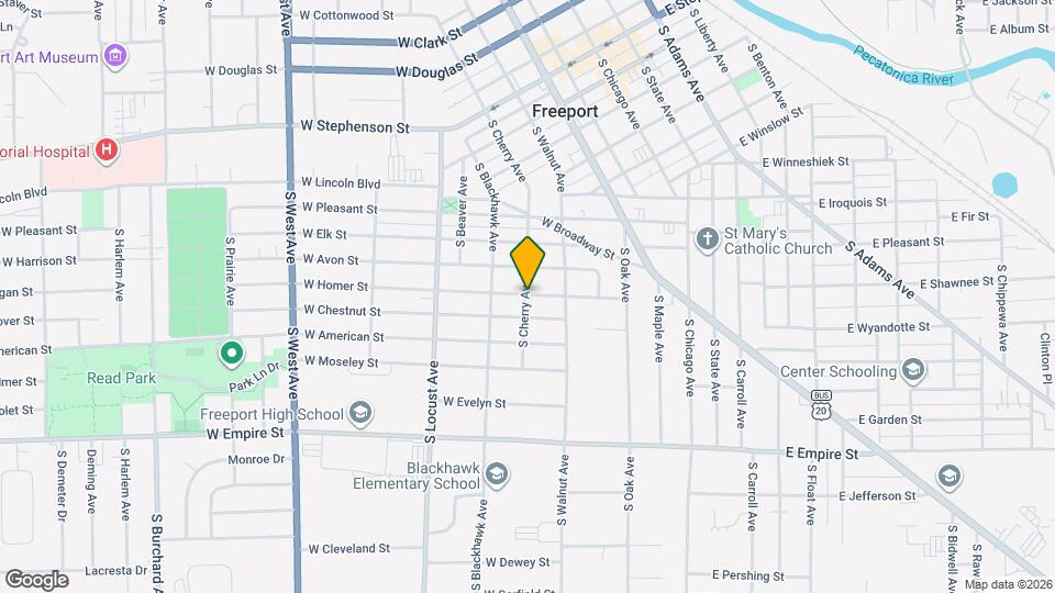 335 W Homer St Map and Location Details