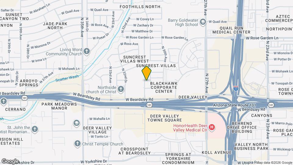 20403 N 31st Ave Map and Location Details