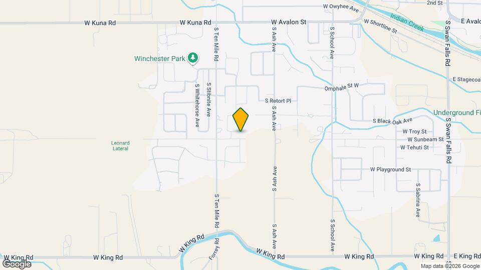 1443 W Afton St Mapa y Detalles de la Ubicación