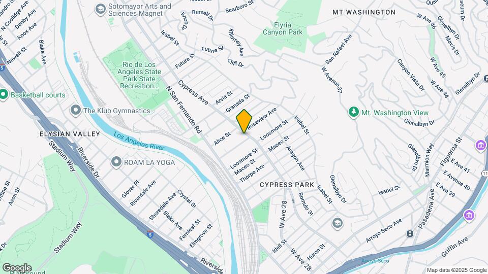 2681 Roseview Ave Map and Location Details