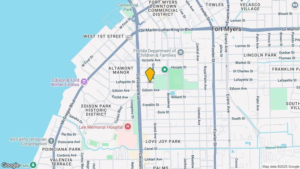 2060 Lafayette St Map and Location Details