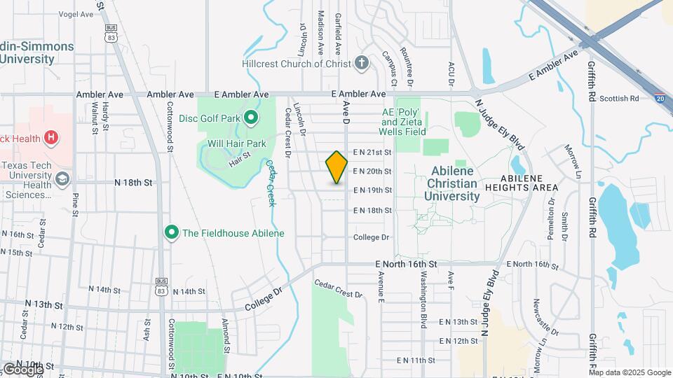 550 E N 19th St Map and Location Details