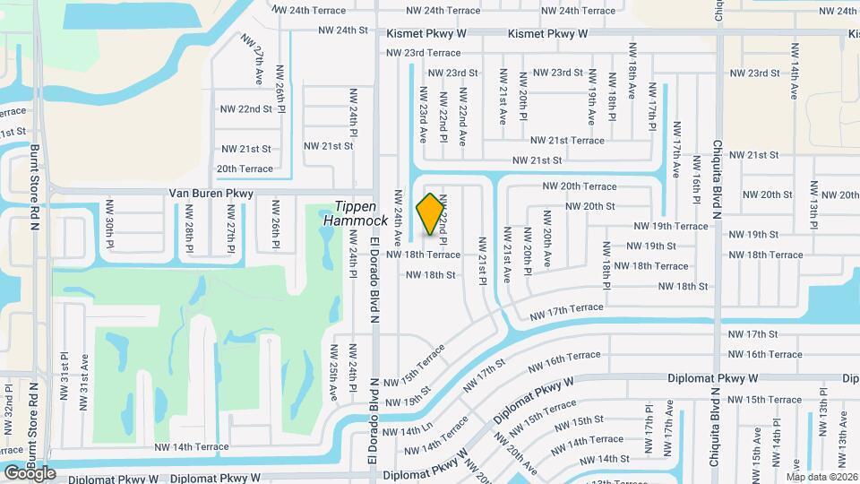 1821 NW 23rd Ave Map and Location Details