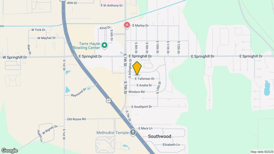 816 E Talisman Dr Map and Location Details
