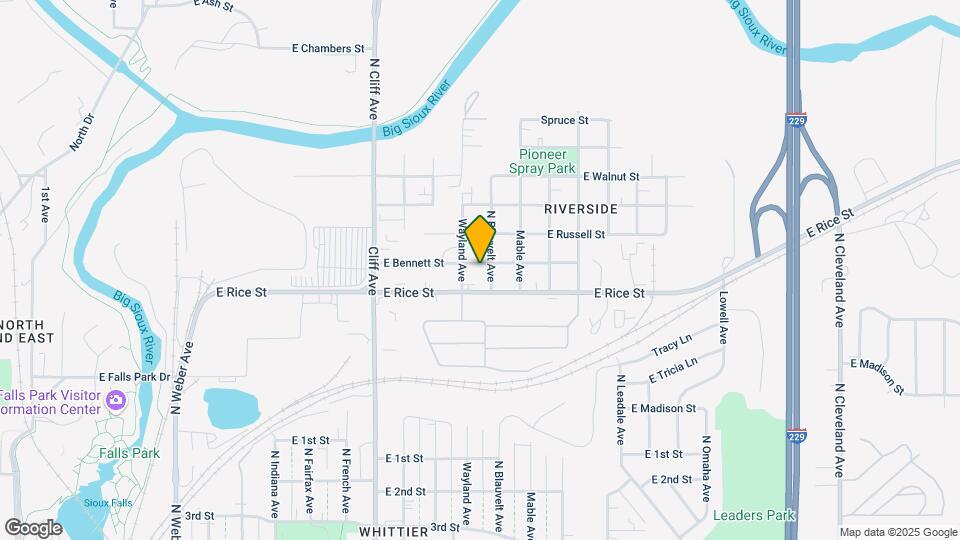 1509 E Bennett St Map and Location Details