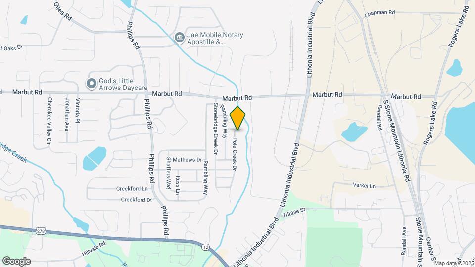 6558 Pole Creek Dr Map and Location Details