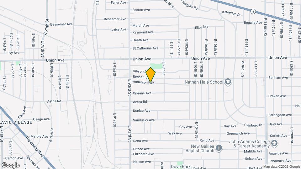 9602 Anderson Ave Map and Location Details