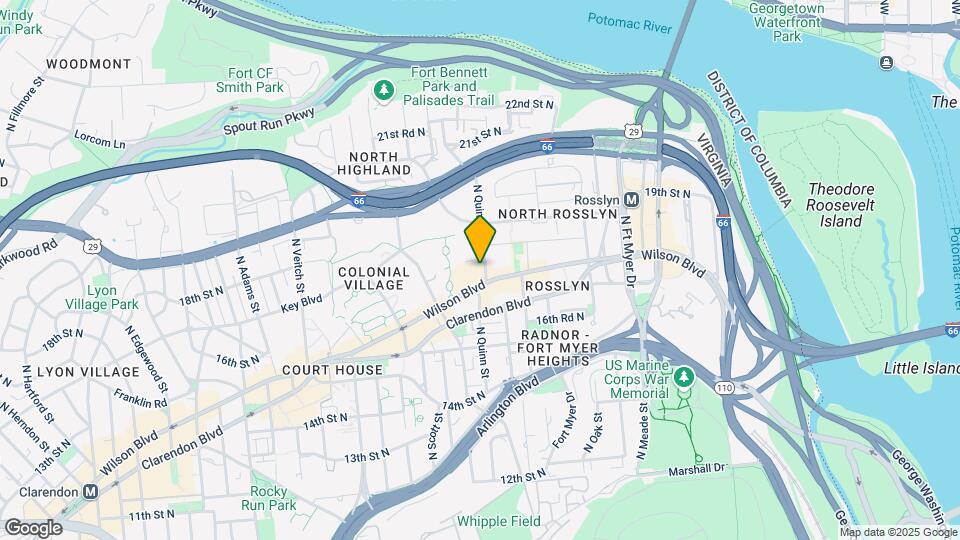 1722 N Quinn St Map and Location Details