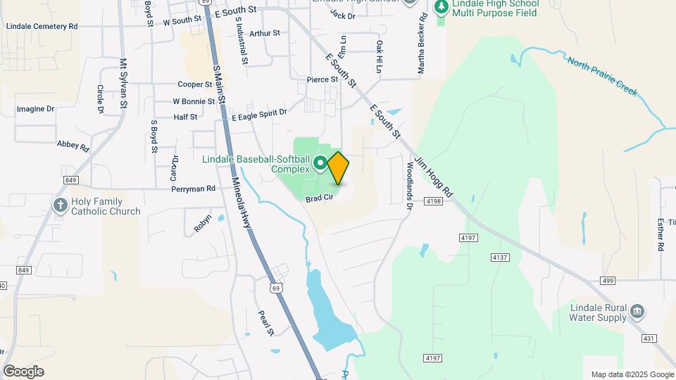 1222 Brad Cir Map and Location Details