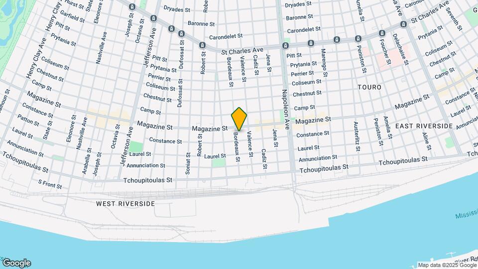 821 Bordeaux St, Unit 821 Map and Location Details