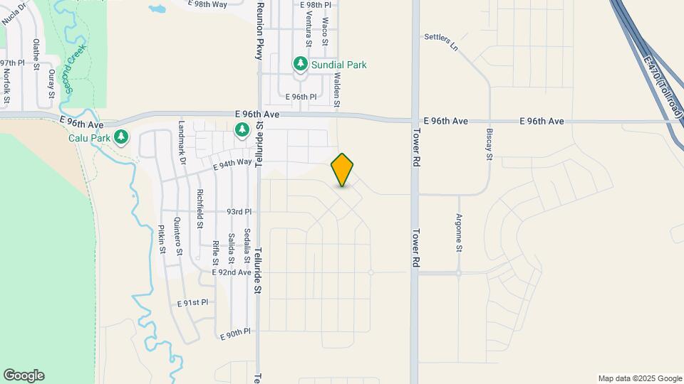 9458 Yampa St Map and Location Details