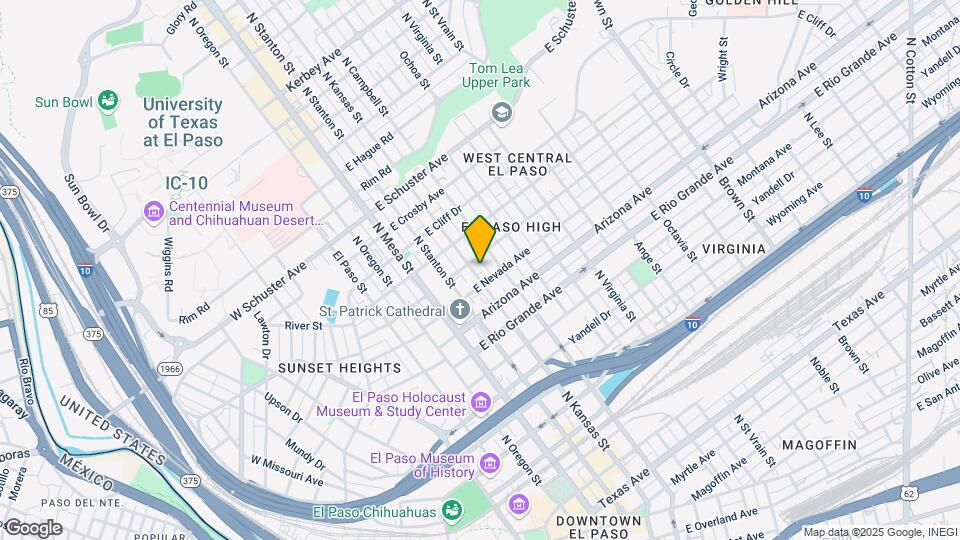 1212 N Kansas St Mapa y Detalles de la Ubicación