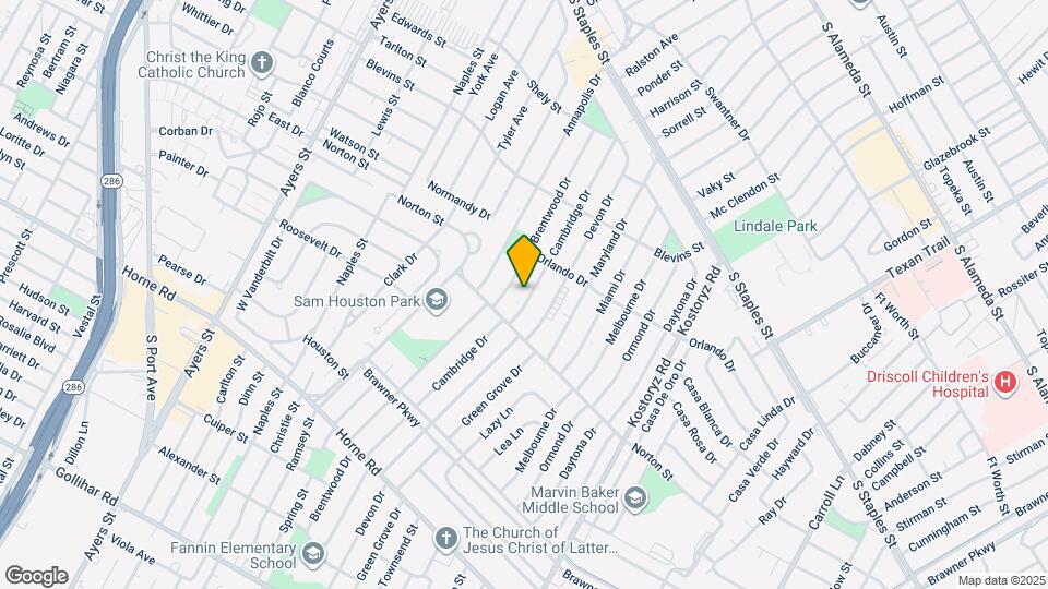 1433 Cambridge Dr Map and Location Details