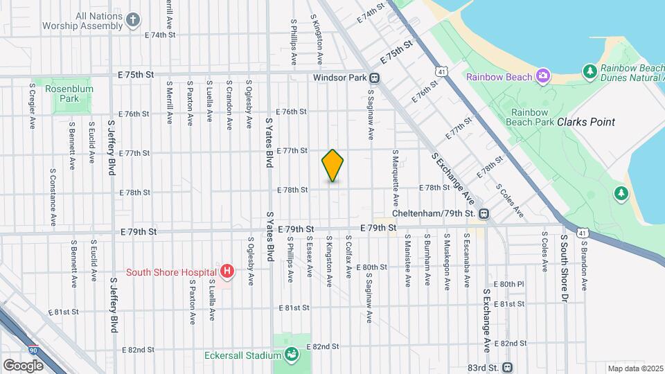 7759 S Kingston Ave Map and Location Details