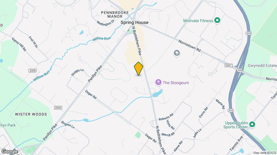 809 N Bethlehem Pike, Unit C-1 Map and Location Details