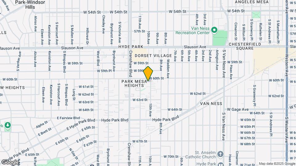 6015 10th Ave Map and Location Details