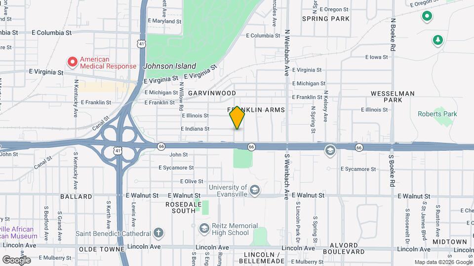 15 N Rotherwood Ave Map and Location Details