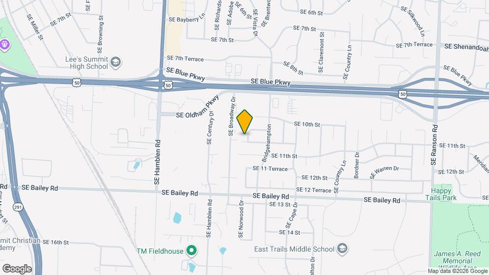 708 SE London Way Map and Location Details