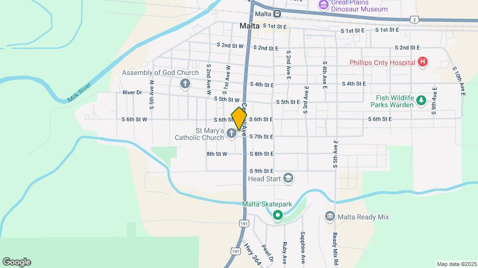 640 S Central Ave Map and Location Details