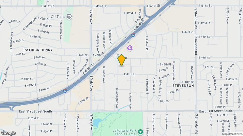 4639 S Darlington Ave Map and Location Details