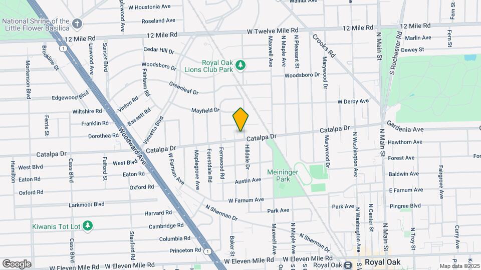 1001-1007 Hilldale Dr Map and Location Details