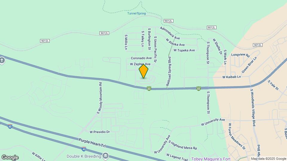 2544 W Pikes Peak Dr Map and Location Details