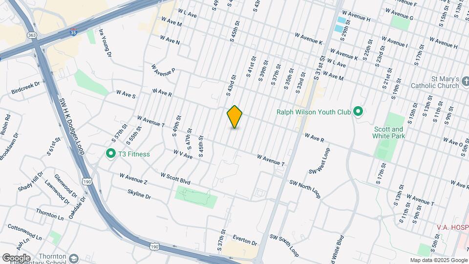 1901 S 41st St Map and Location Details