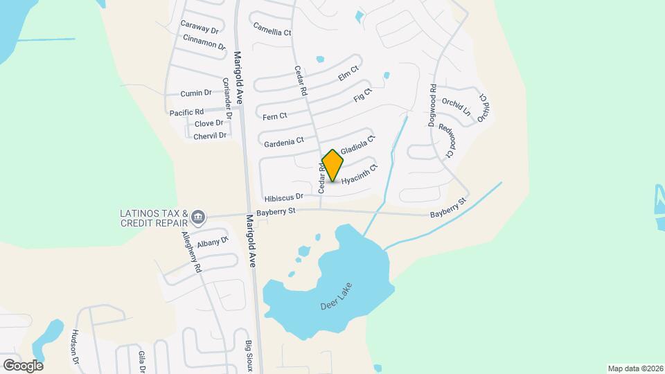 275 Hyacinth Ct Map and Location Details