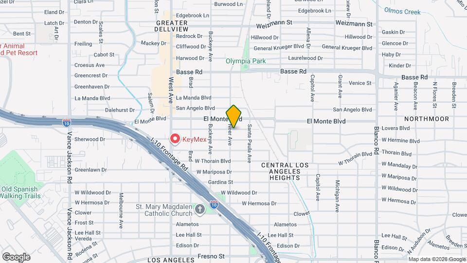 1534 Mardell St Map and Location Details