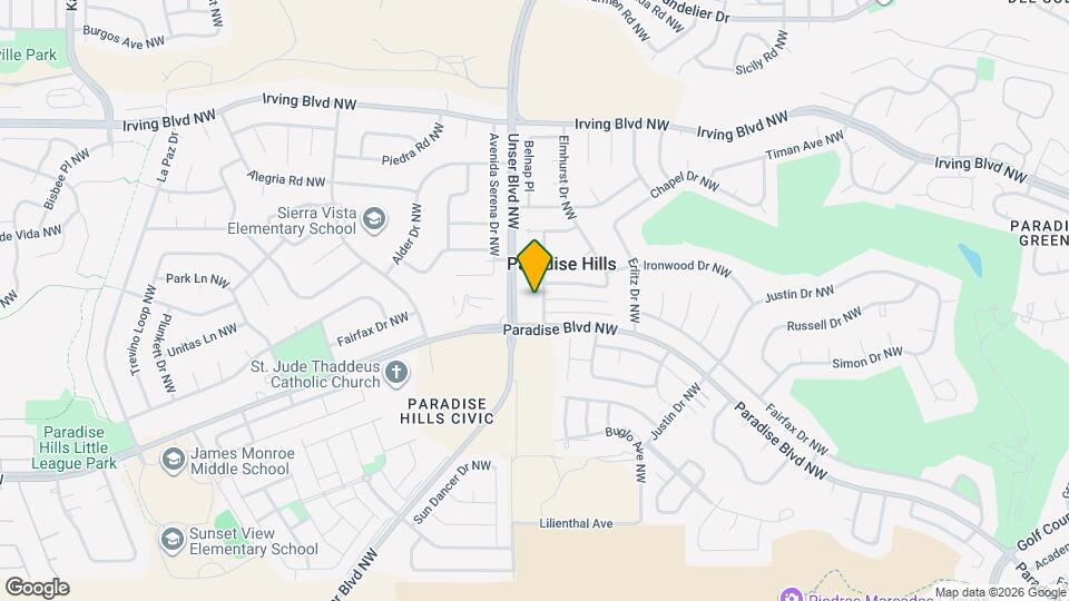 10145 Madeline Dr NW Map and Location Details