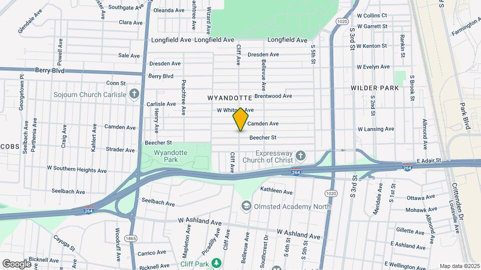 841 Beecher St Map and Location Details