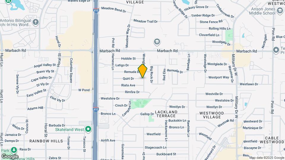 7802 Quirt Dr Map and Location Details
