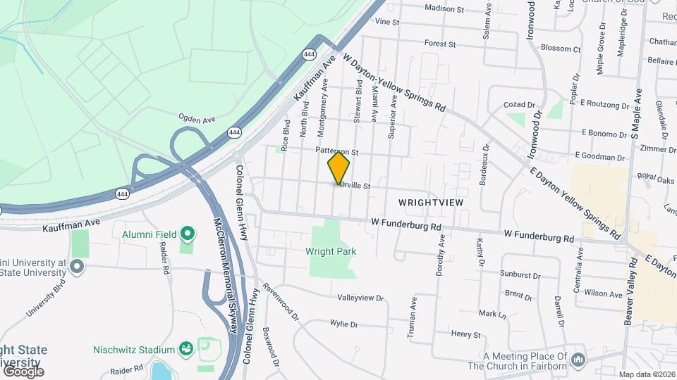 1858 Wilbur Ave Map and Location Details