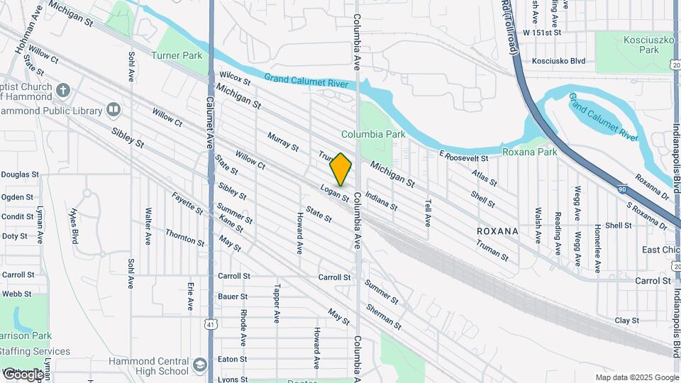 1147 Logan St Map and Location Details