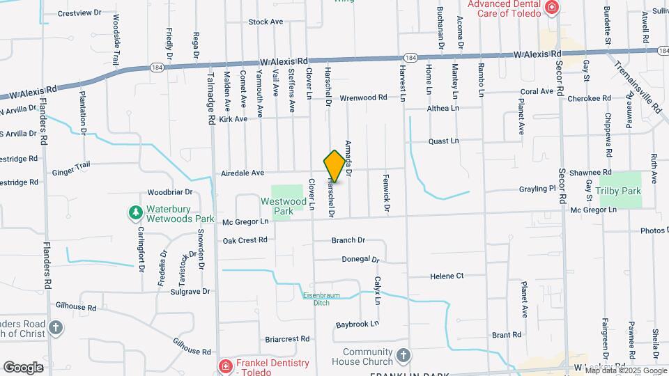 5448 Harschel Dr Map and Location Details
