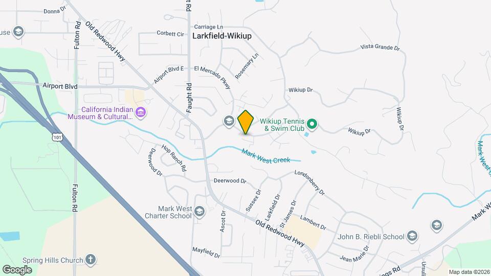 320 Wikiup Dr Mapa y Detalles de la Ubicación